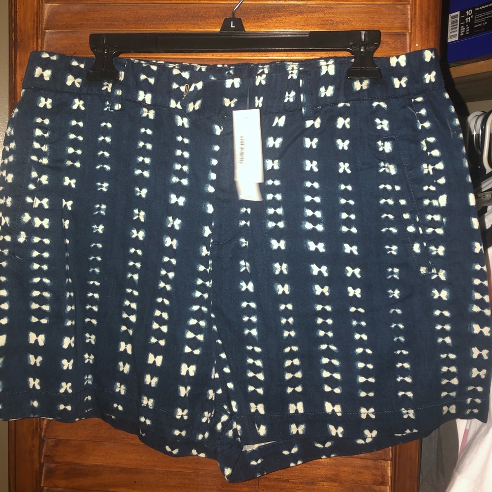 J Crew Adire Shorts Elastic Waist Style C0874